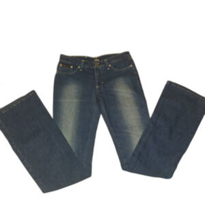 Dolce & Gabbana Ladies Jeans-D&G Vintage 5 pocket-Leather patch-Blue 24/XS